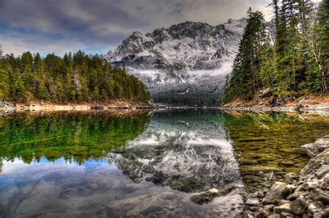 Winter am Eibsee Foto & Bild | deutschland, europe, bayern Bilder auf ...