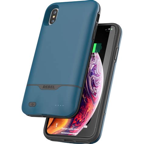 Encased Rebel Power Battery Case for iPhone XS Max (Blue) RP72AB