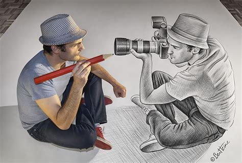 Amazing Photography Art - 25 Pencil Vs Camera Images By Ben Heine