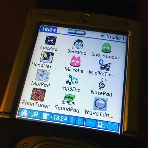 Reviving my #palm #pda Tungsten T3. Heres my main screen | Note pad, Tablet, The past