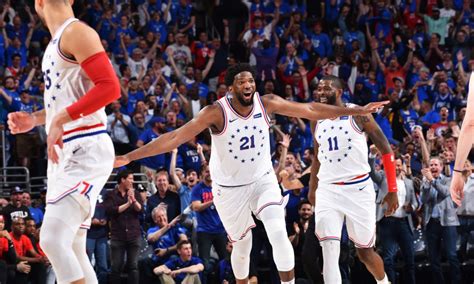 NBA Playoffs: Joel Embiid capped off monster night with windmill dunk