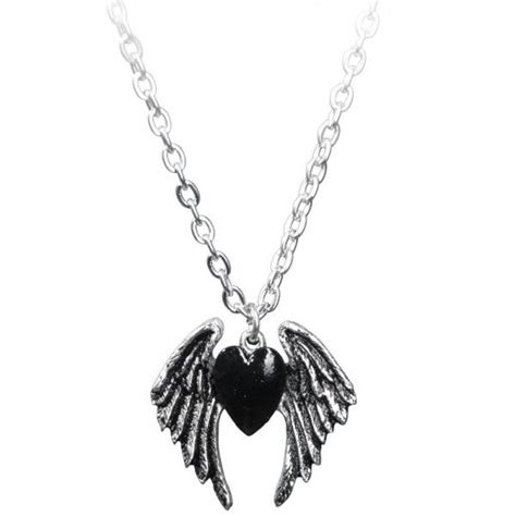 The 'Blackheart' necklace is one of the timeless Alchemy Gothic classic ...