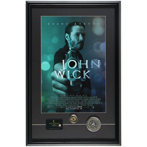 "John Wick" Custom Framed Movie Poster Display with Hotel Continental ...