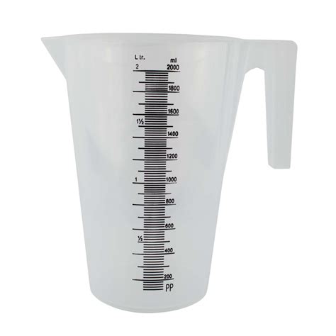 Measuring jug with handle and spout - 2000ml