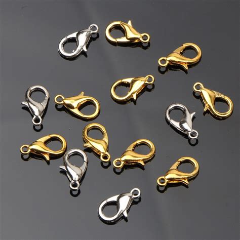 10pcs 10mm Lobster Clasps Hooks Alloy Lobster Clasp Hook Jewelry Accessories | Shopee Philippines