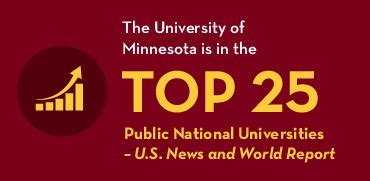 U.S. News and World Report Rankings Released | University of Minnesota Office of Human Resources