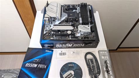 M.2SSDを2枚付けたかったのでASRock B550M Pro4に変更して超すっきり | Secura Vita