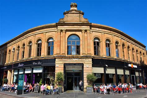 Outside Drinking at Merchant Square in Glasgow, Scotland - Encircle Photos