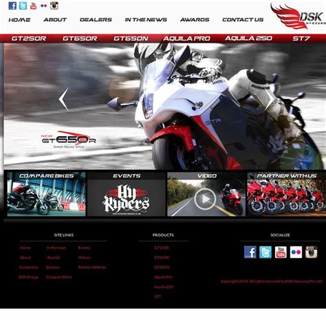 Superbike Dealers In India: Checkout DSK Hyosung official website for ...