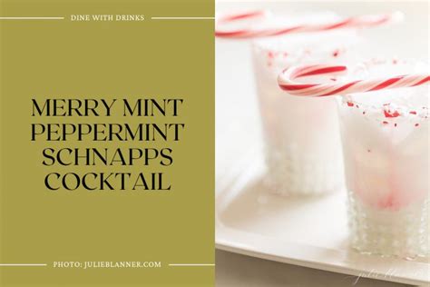 32 Best Peppermint Schnapps Cocktails | DineWithDrinks