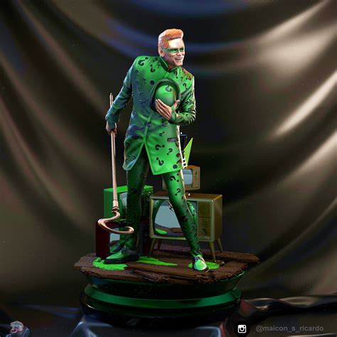 Riddler Jim Carrey 3D STL File - Etsy