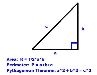 Eddie's Math and Calculator Blog: Right Triangle: Finding the ...