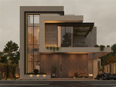 Modern Villa Elevation Design :: Behance