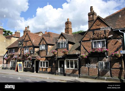 The Anchor Pub, High Street, Ripley, Surrey, England, United Kingdom ...