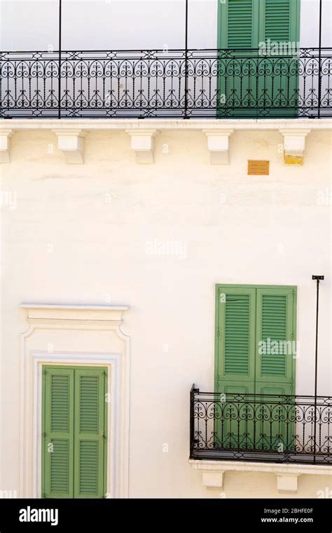 Architecture in Valletta, Malta, Europe Stock Photo - Alamy