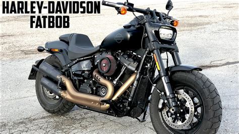 Harley-Davidson Fat Bob 114 Test Ride and Specs - YouTube