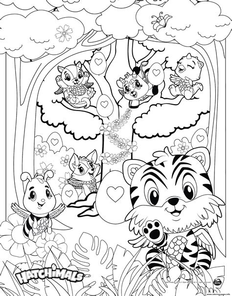 hatchimals coloring pages best coloring pages for kids hatchimals - hatchimals coloring pages ...