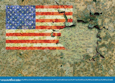 Flag on Military Background One Stock Photo - Image of july, pride: 123777082