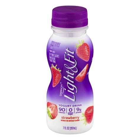 Dannon Light & Fit Nonfat Yogurt Drink Strawberry - Walmart.com - Walmart.com