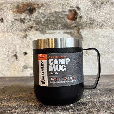 Stanley Camp MUG Black - Black & Blue Shop