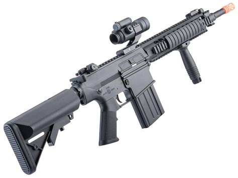 A&K Full Metal SR-25K Airsoft AEG Rifle, Black | Airsoft Station