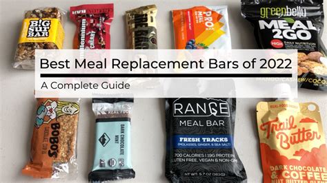 Best Meal Replacement Bars of 2022 - A Complete Guide - Range Meal Bars