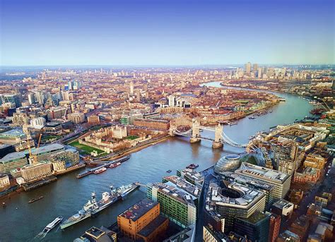 London city, aerial view, United Kingdom Photograph by Ioan Panaite - Fine Art America