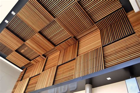 Process bois Laudescher | Ceiling cladding, Wood ceiling panels, House ceiling design