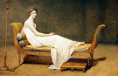 Jacques-Louis David - Portrait de Juliette Récamier (1800) | David painting, Art history ...