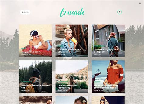 Crusade Photography Blogger Template | OddThemes