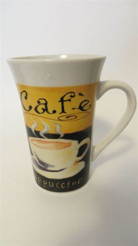 Extra Tall Royal Norfolk Cafe Cappuccino Mug | Cappuccino mugs, Mugs, Mug cup