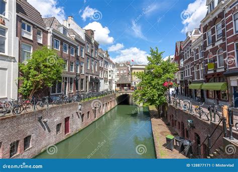 Utrecht Canals and Architecture, Netherlands Stock Image - Image of ...