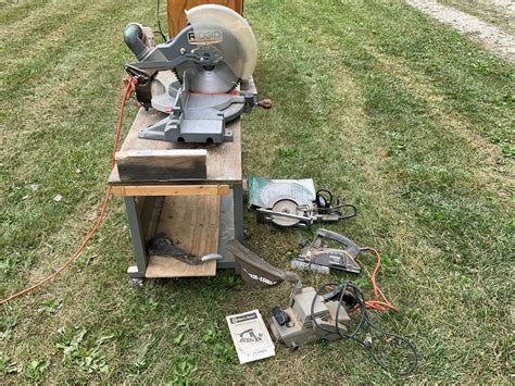 Rigid Electric Miter Saw With 12" Blade & Shop Tools BigIron Auctions