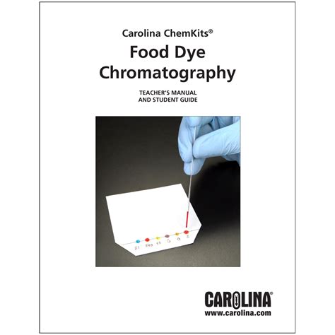 Food Dye Chromatography Digital Resources | Carolina Biological Supply