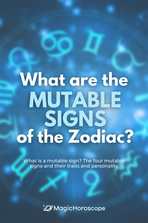 🌌 What are the MUTABLE SIGNS of the Zodiac? in 2021 | Zodiac, Signs ...