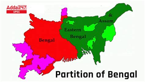 Partition of Bengal 1905 History, Causes and Conclusion