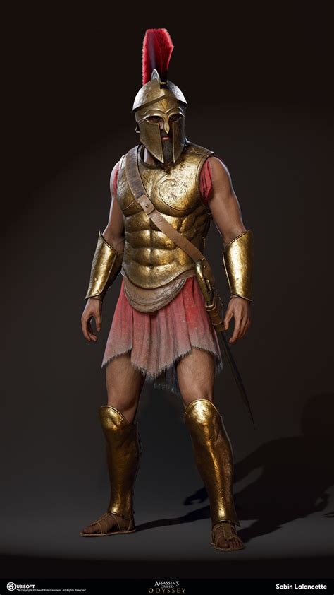 ArtStation - Spartan Heavy Soldier, Sabin Lalancette | Greek warrior ...
