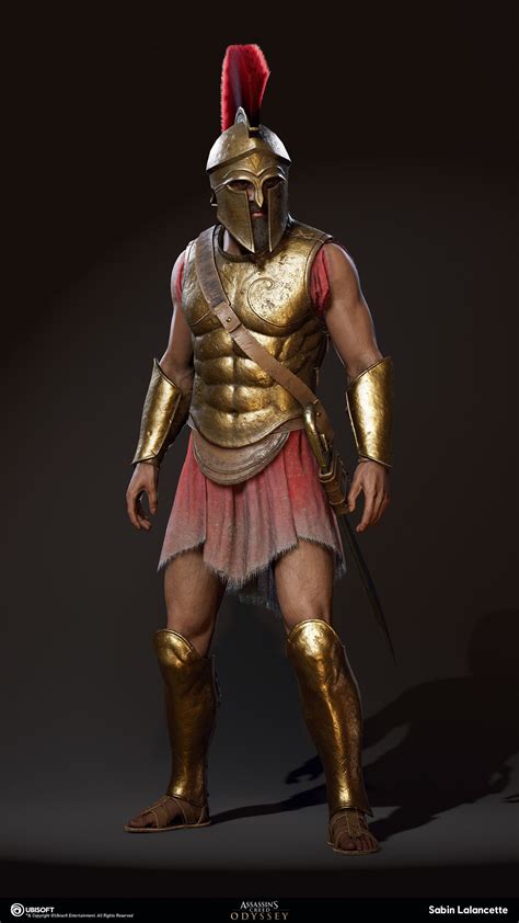 ArtStation - Spartan Heavy Soldier, Sabin Lalancette | Greek warrior ...