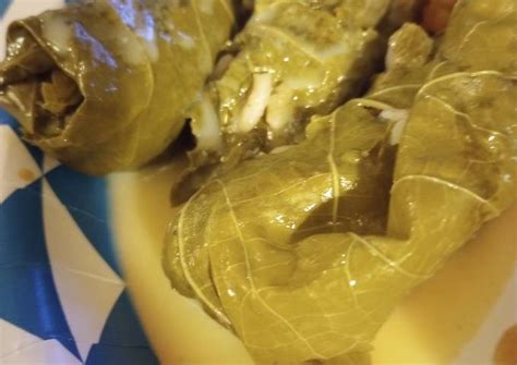 Dolmas with Avgolemono Sauce Recipe by skunkmonkey101 - Cookpad