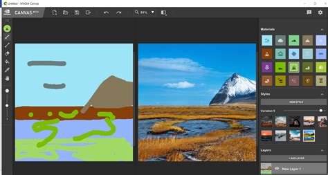 NVIDIA Canvas: using AI to create landscapes by Jose Antunes - ProVideo Coalition