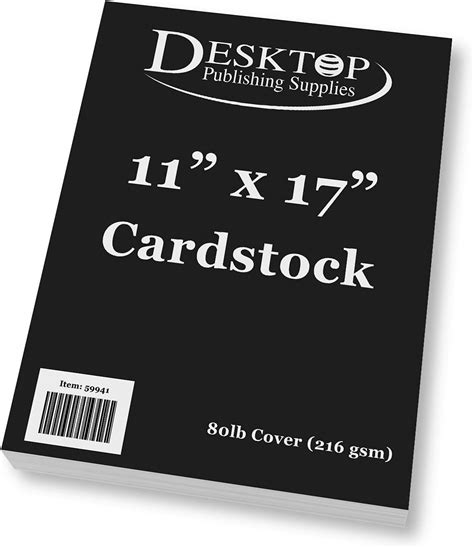 Amazon.com : Ultra Heavyweight Cardstock, Double-thick 110 lb Cover, Digital Smooth, 8.5"x11 ...