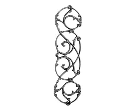 King Architectural Metals Cast Iron Railing Panel, Pontalba - #45-67 ...