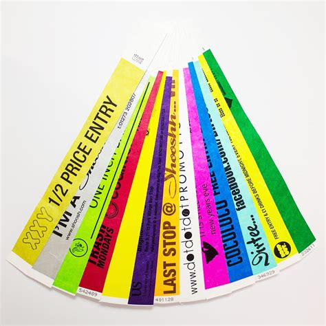 Tyvek Wristband 3/4" With 1 Color Imprint - Trade Printing | Wholesale Printing for Resellers