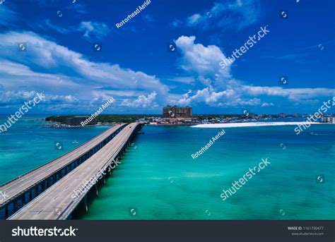 Destin Bridge East Pass Destin Florida Stock Photo 1161730477 ...