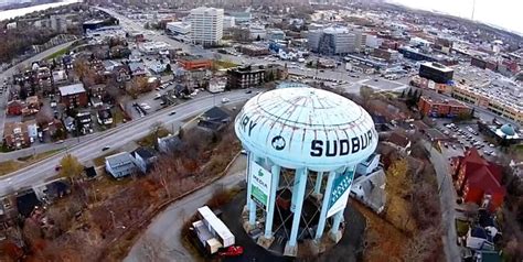 Drone View of Sudbury ON Downtown | Sudbury canada, Sudbury, Downtown