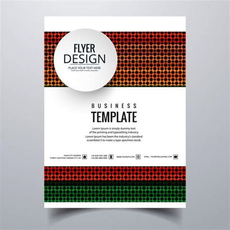 Abstract stylish buisness brochure card template design 252211 Vector ...