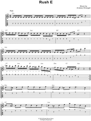 "Rush E" Sheet Music - 32 Arrangements Available Instantly - Musicnotes