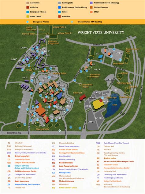 Campus Map | Music | College of Liberal Arts | Wright State University