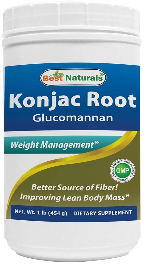 Best Naturals Konjac Root Glucomannan Powder 1 lb : Fresh Health Nutritions