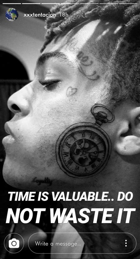 Throwback to the day X got his clock tattoo 3/17/18 : r/XXXTENTACION